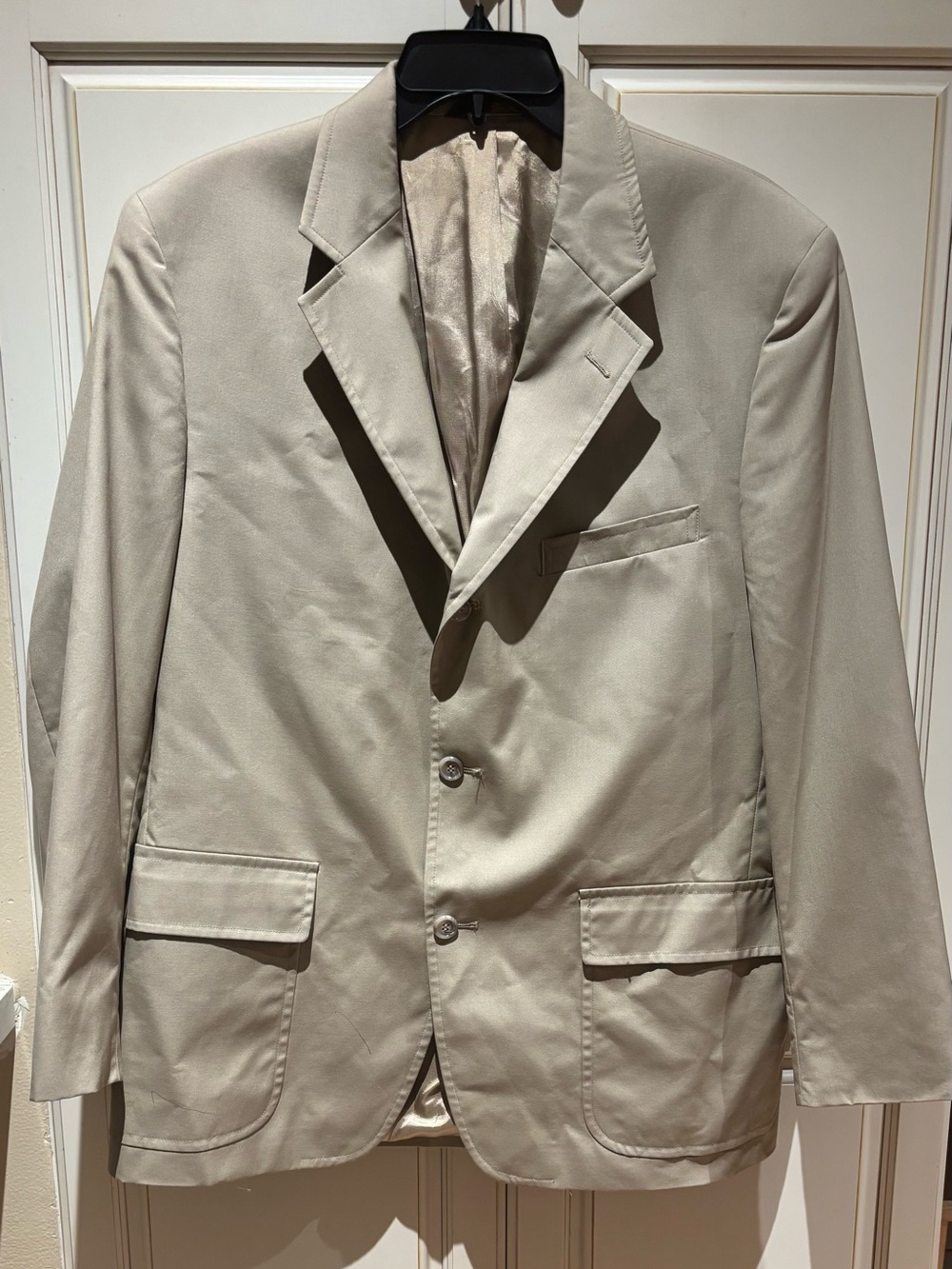 NWOT Brooks Brotgers Men's Classic Light Beige Blazer size 42 waist 37